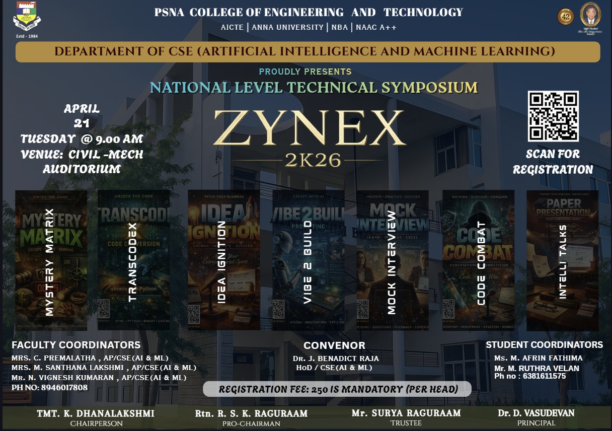 ZYNEX 2K26 Symposium Event
